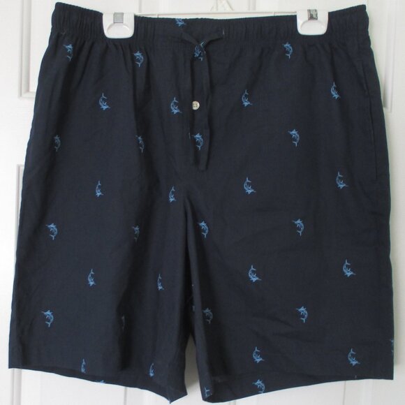 Merona Mens Navy Unlined Swim Trunks w/Twin Side Pockets NWOT- Size 36W-40W or L - Picture 1 of 3